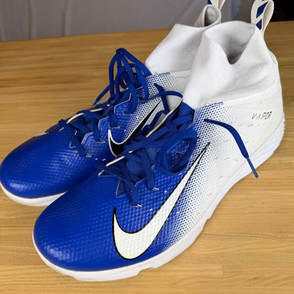 Nike Vapor Untouchable Speed Turf 2 Blue White AO8744-104‎ Men’s Size 15 NWOB
